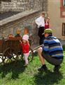 Oslava 750 let obce Jimlín - herní koutek SHŠ Corbeau z Třeboně (foto: Vít Pávek)