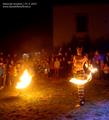 Zámecké strašení 2015 - keltská ohňová show skupiny Equites (foto: Vít Pávek)