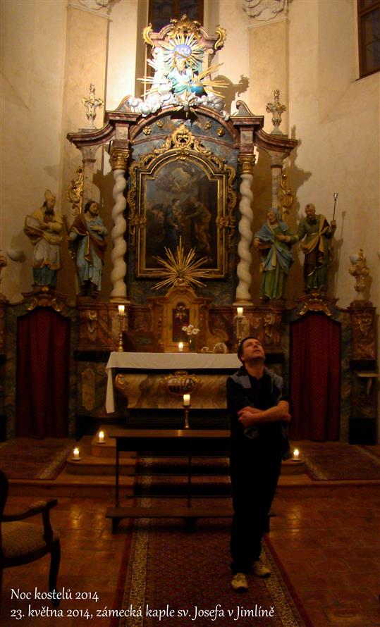 Noc kostelů 2014: zámecká kaple na Novém Hradě (foto: Vít Pávek)