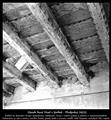 Předpokoj - renesanční strop v destrukci (foto z roku 1972)